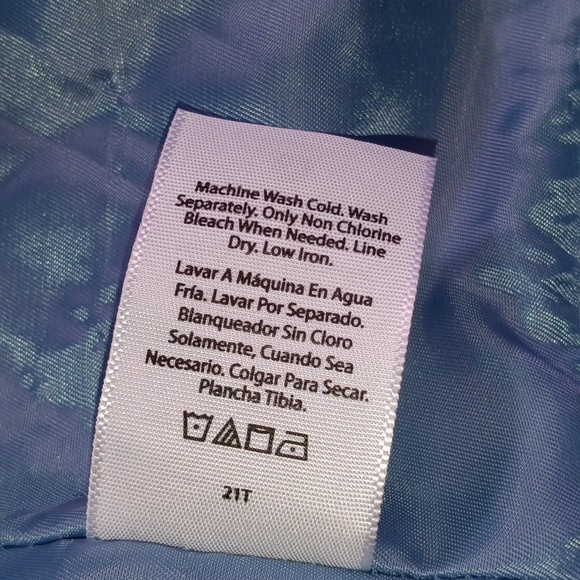 🆕Time & Tru Mix Media Teddy Sherpa Cropped Shacket Blue Ocean Size 1X (16W-18W) - Picture 8 of 9